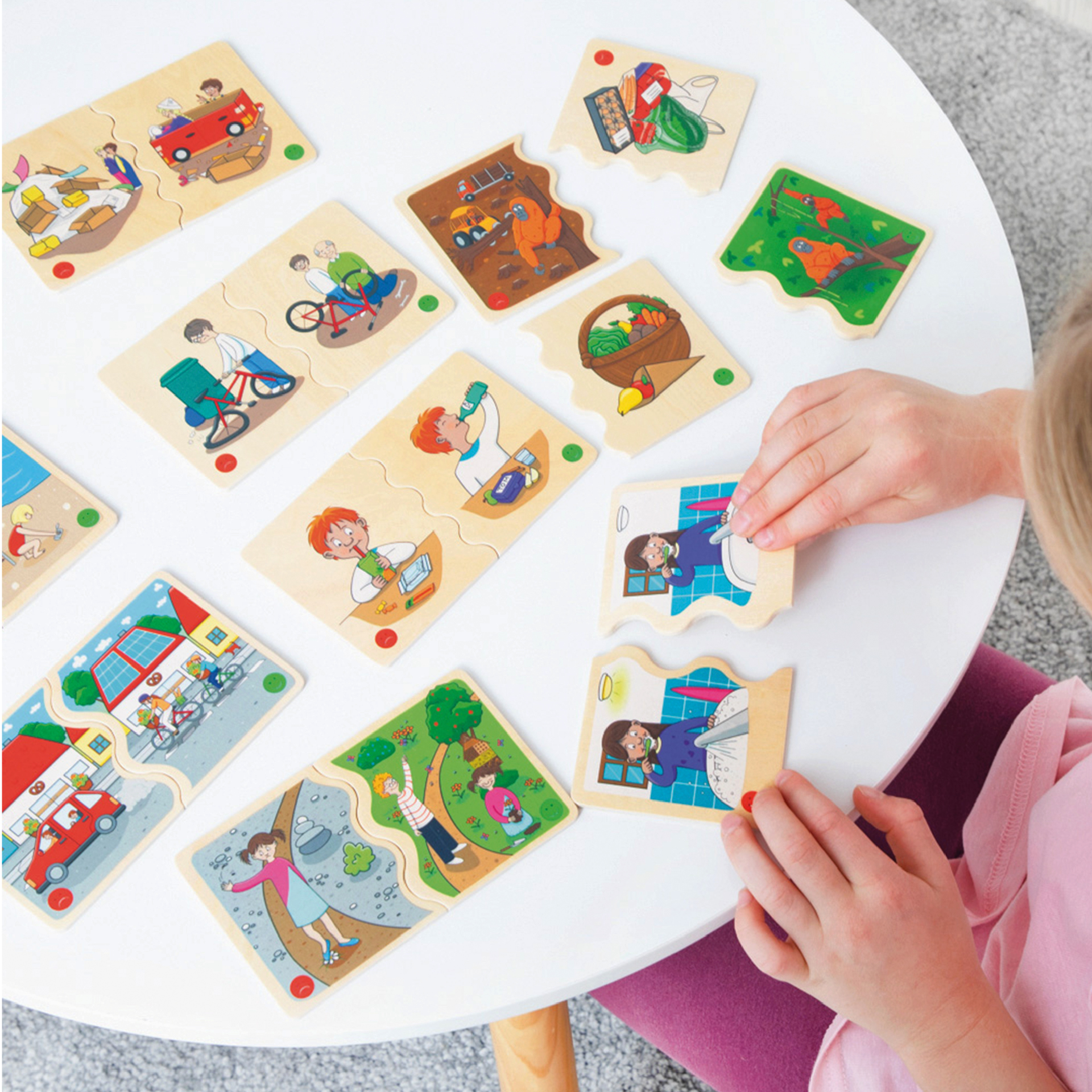 Was kann ich für unsere Umwelt tun? Holz-Lernspiel, 22-tlg.