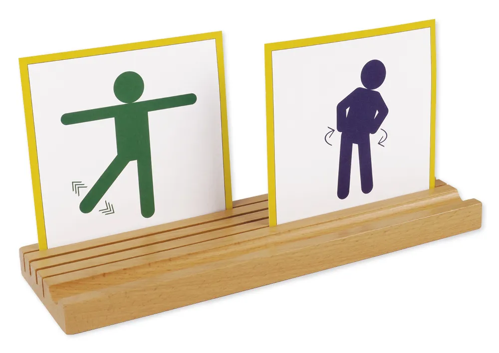 Setzleiste 4-reihig aus Holz, 30 cm