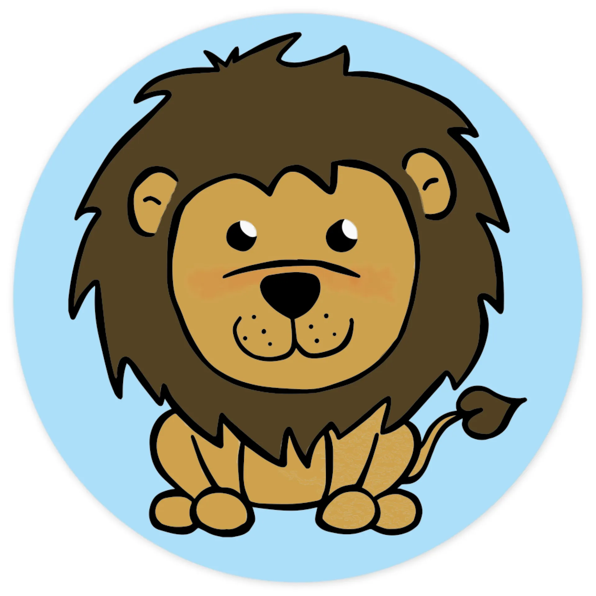 Belobigungs-Aufkleber "Löwe" in Spender-Box, 500 Stück