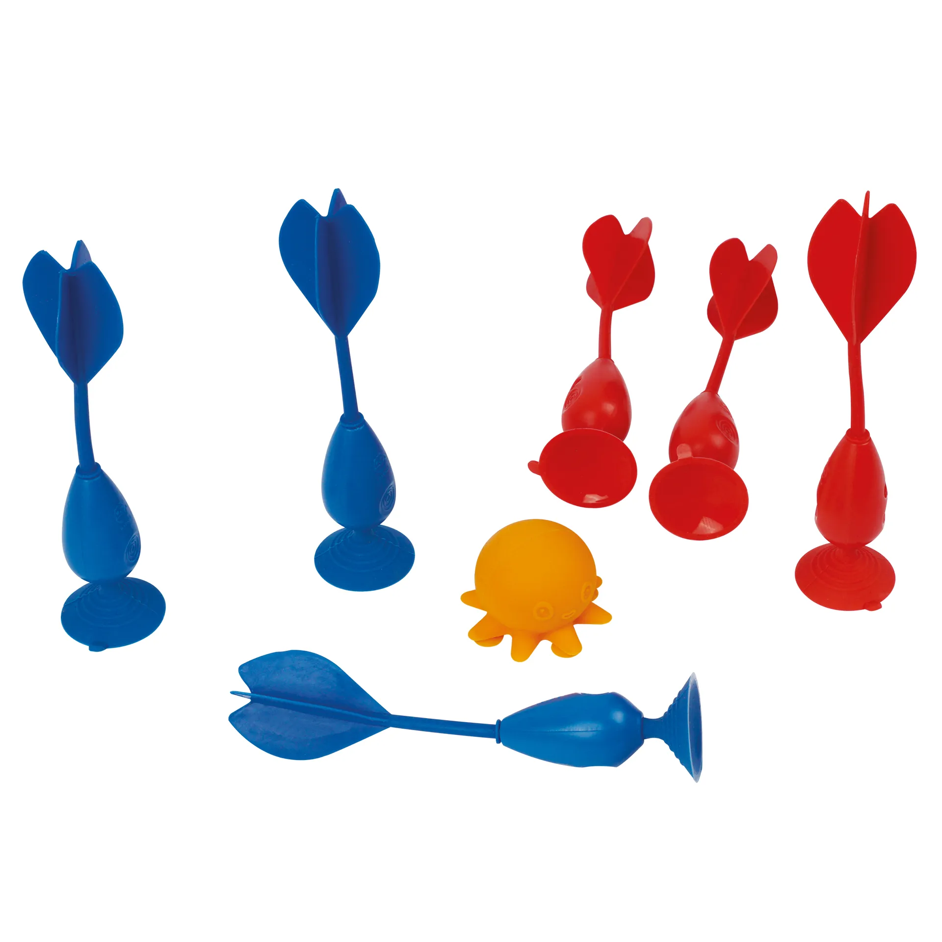 Wurfpfeile mit Saugnapf, 8-tlg.