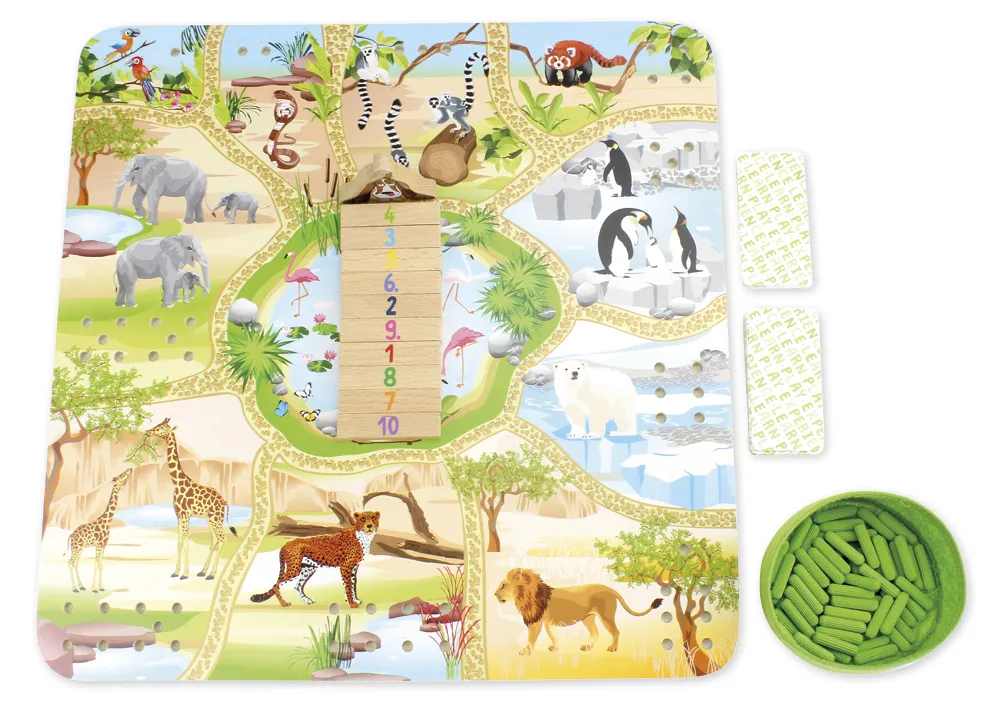 Lernspiel "Joe's Zoo", 96-tlg.