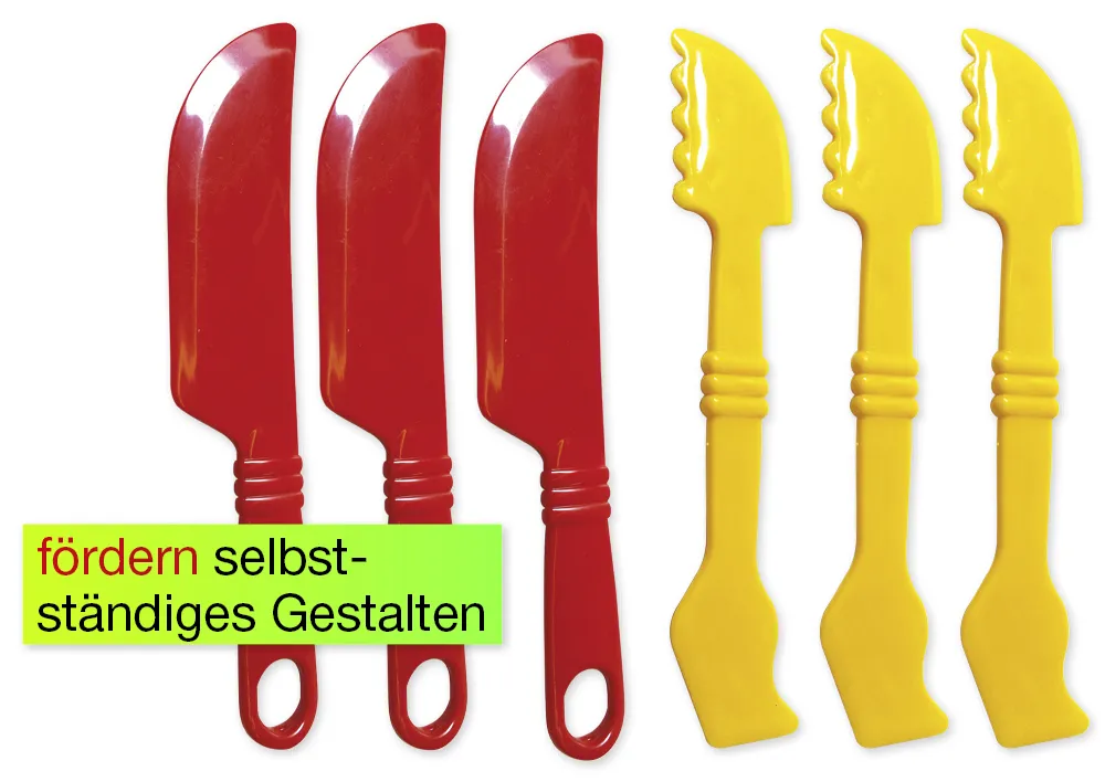 Knet-Schneidewerkzeug, 6-tlg.
