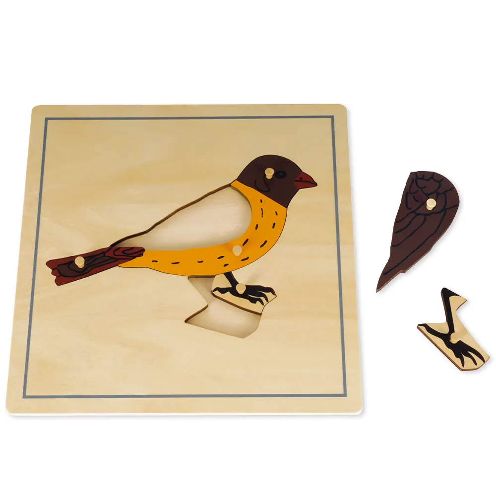 TimeTEX Puzzle Vogel "Montessori Premium"