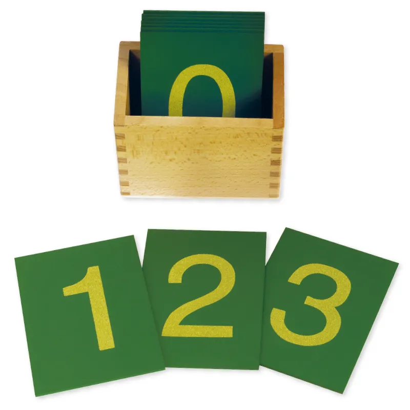 TimeTEX Kasten für Sandpapier Ziffern "Montessori Premium"