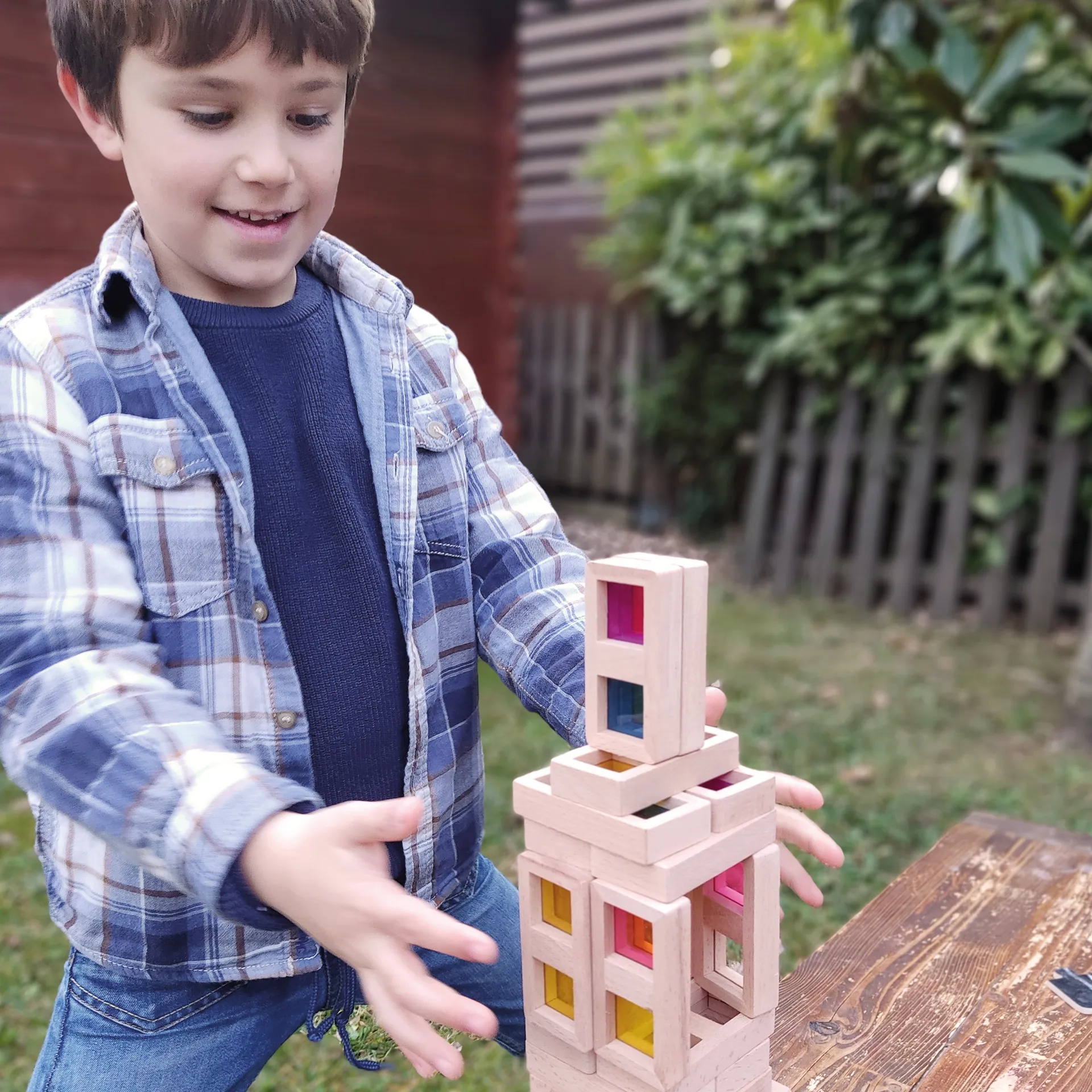 Farb-Domino "Regenbogen", 29-tlg.