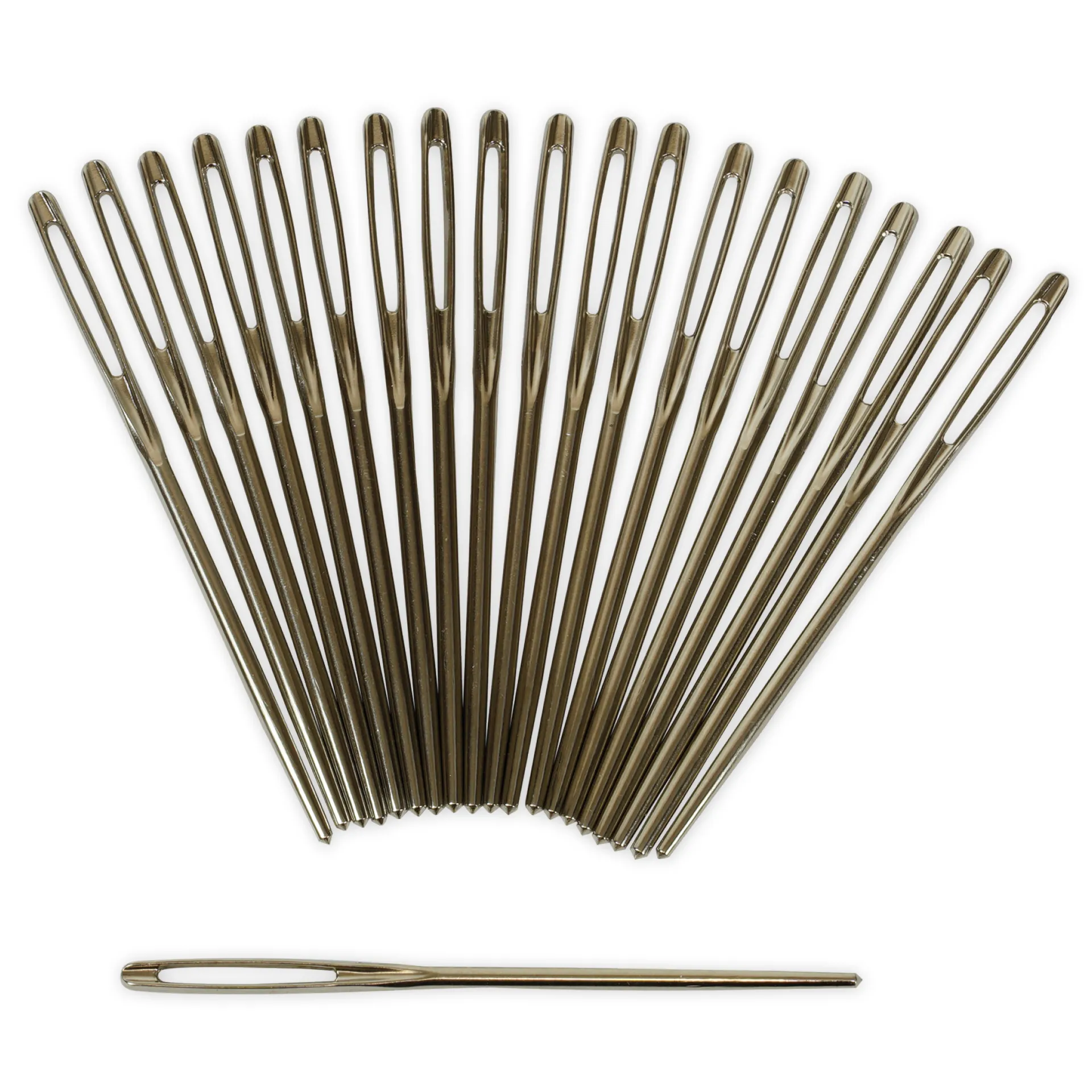 Sticknadeln mit stumpfer Spitze, 7 cm lang, 20 Stück