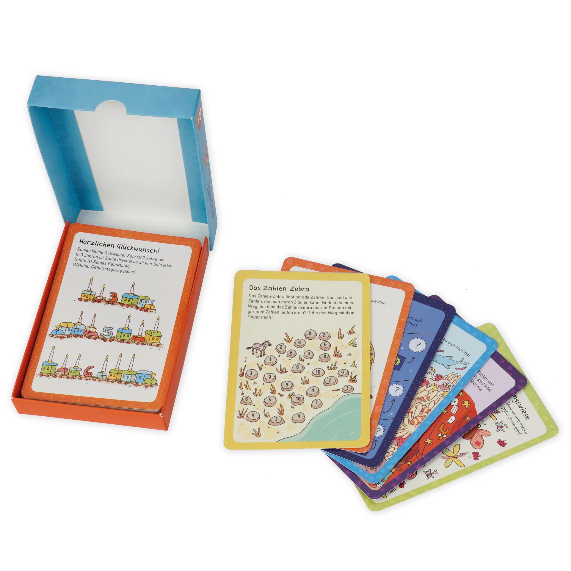 Kartenspiel "50 lustige Zahlenrätsel"