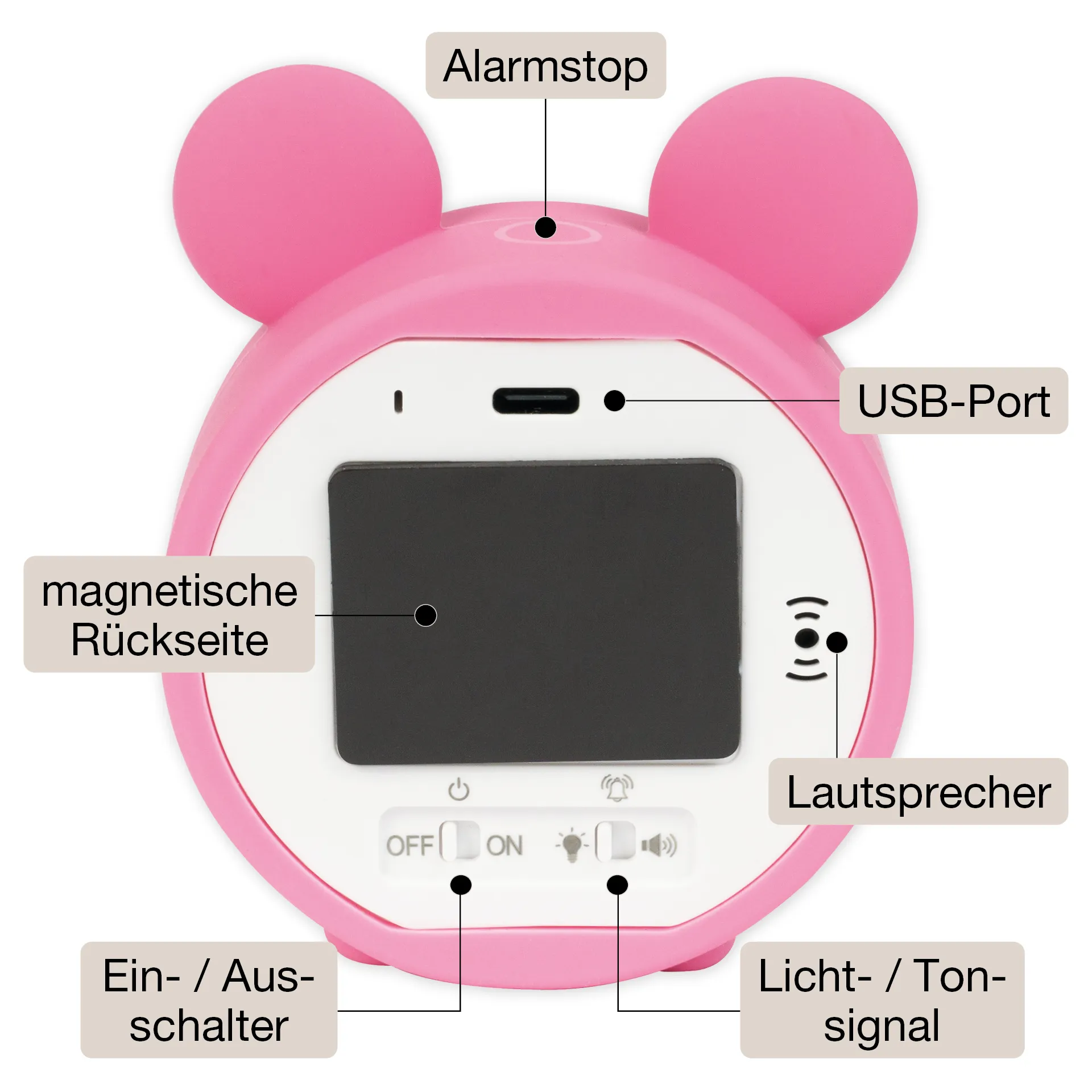 TimeTEX Zeitdauer-Uhr "lautlos" Maus