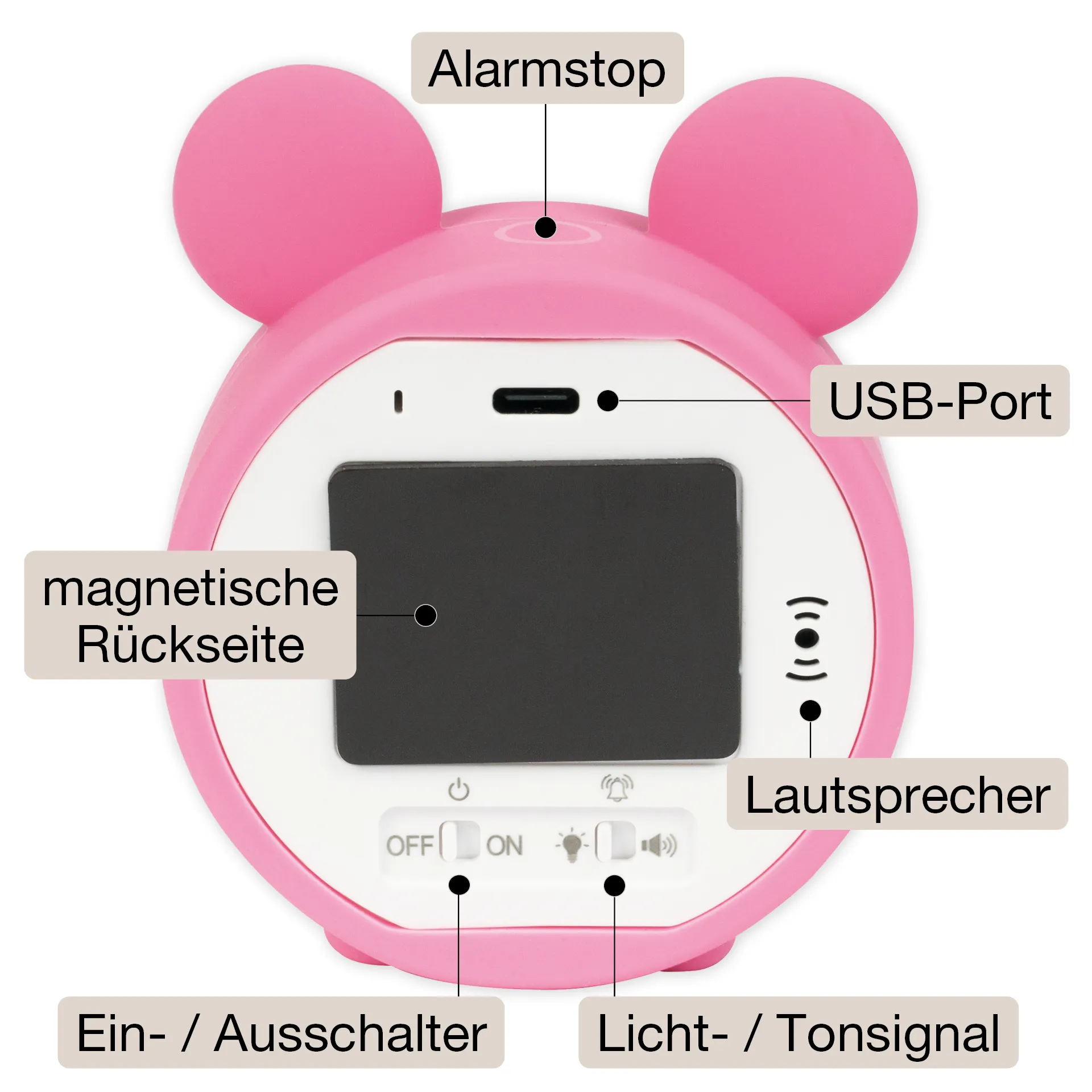 TimeTEX Zeitdauer-Uhr "lautlos" Maus