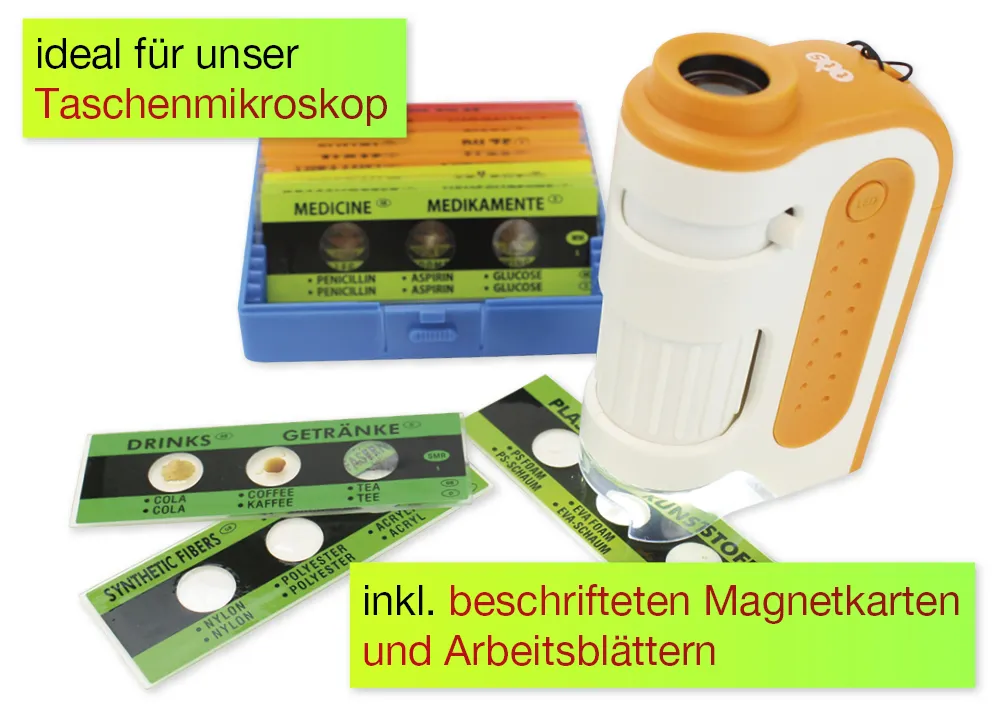 Fertig-Präparate zum Mikroskopieren (36 Stück)