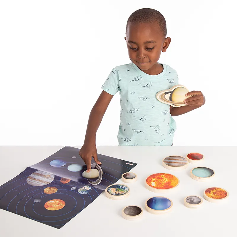 Sonnensystem Holzmodelle