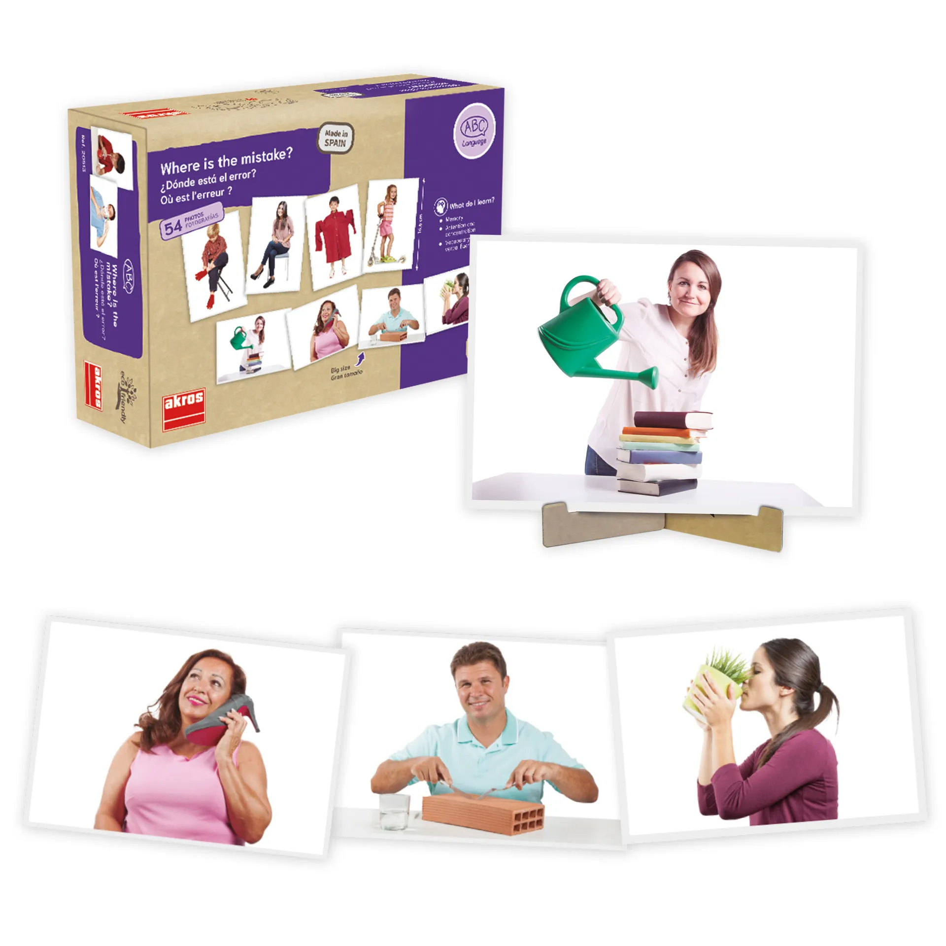 Bildkarten "Wo ist der Fehler?", 54-tlg.