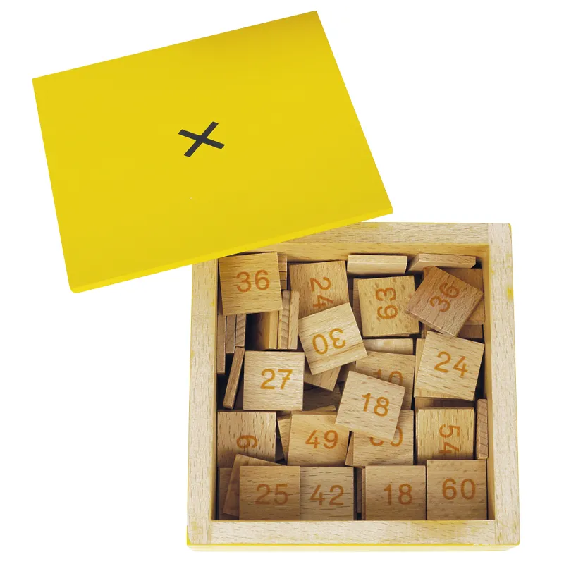 TimeTEX Multiplikationstabellen im Holzrahmen "Montessori Premium"