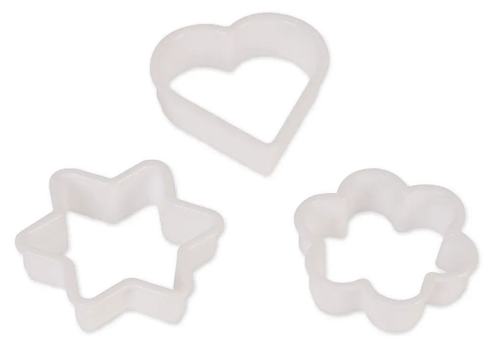 Ausstech-Formen, 3 Stück
