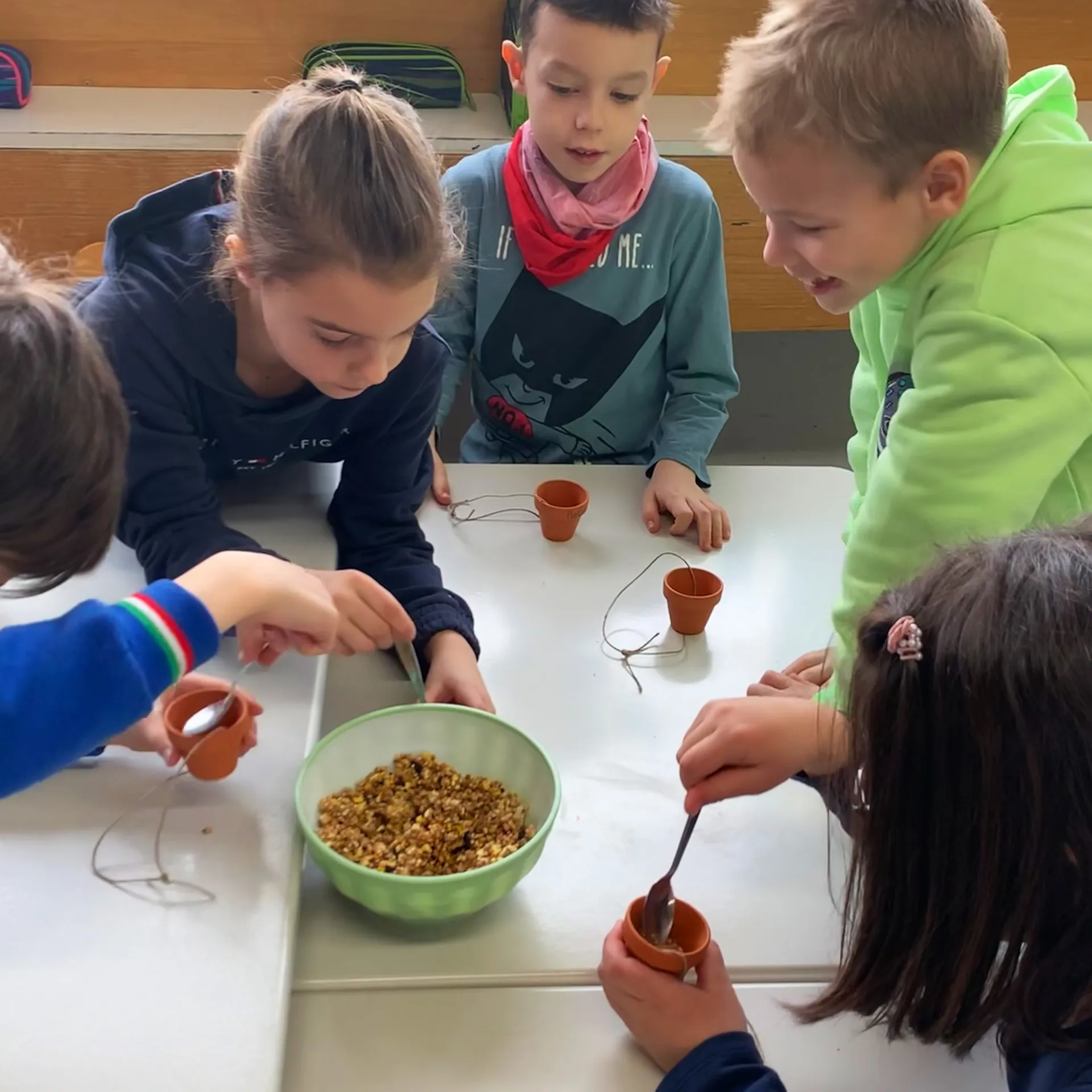 Vogelfutter Bastelset (Klassensatz)