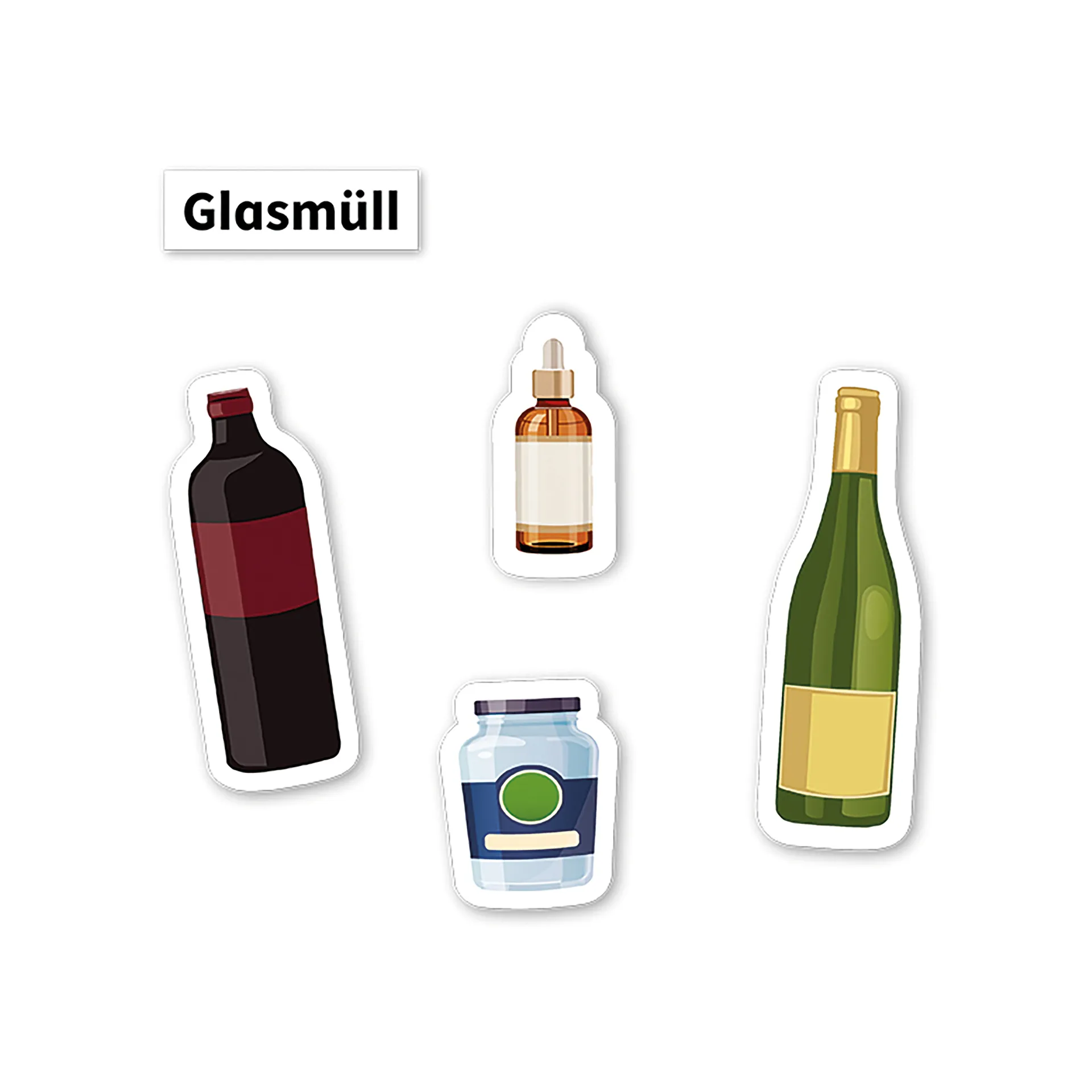 Hagemann Müll vermeiden, Müll trennen & Abfallpyramide, magnetisch, 79-tlg.