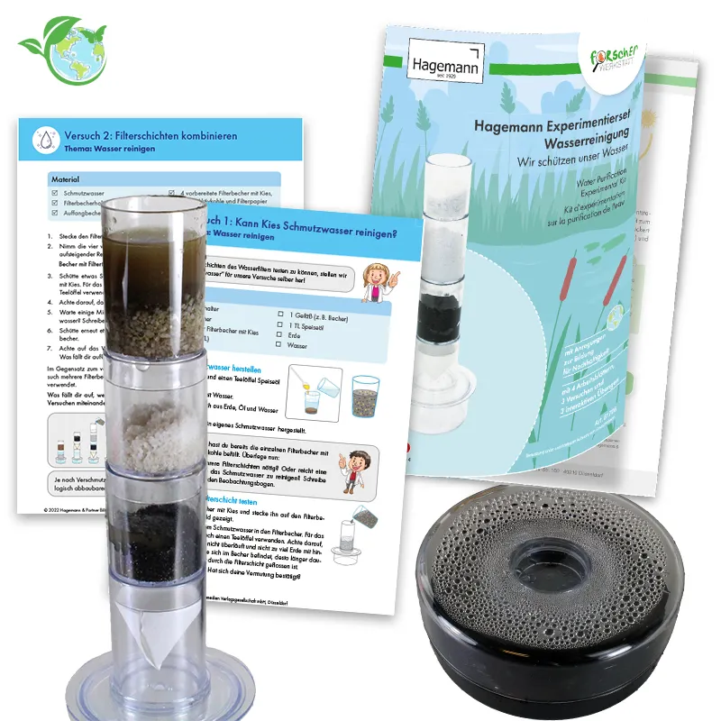 Hagemann Experimentierset Wasserreinigung