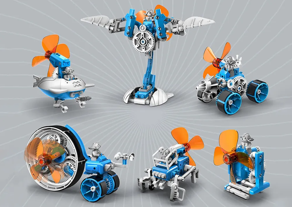 Wind Bots Baue 6 Windantrieb-Modelle  