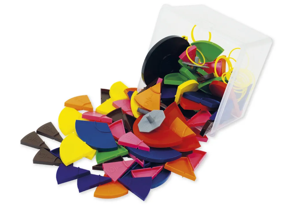 TimeTEX Bruchrechen-Kreise, 100 mm ø, 146-tlg.