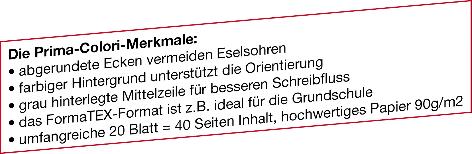 Prima-Colori Geschichtenheft GH2a