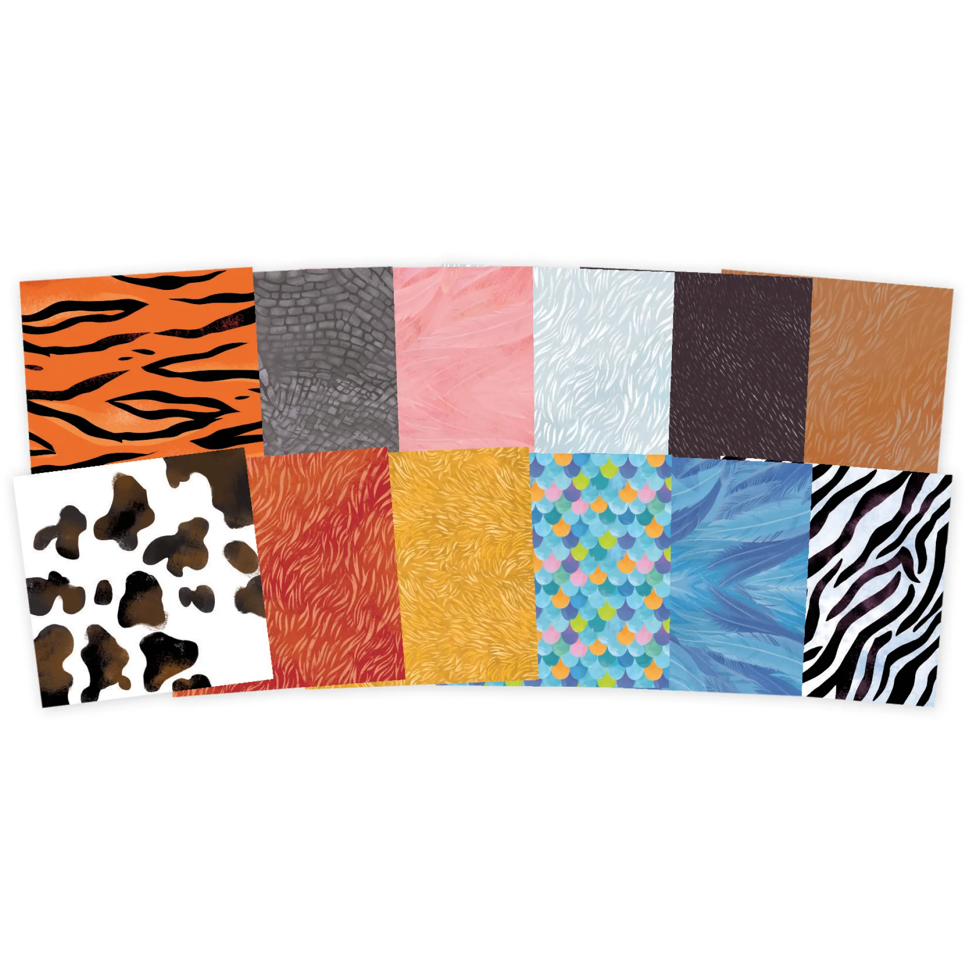 Origami-Papier für Tiere, 15x15 cm, 72 Blatt