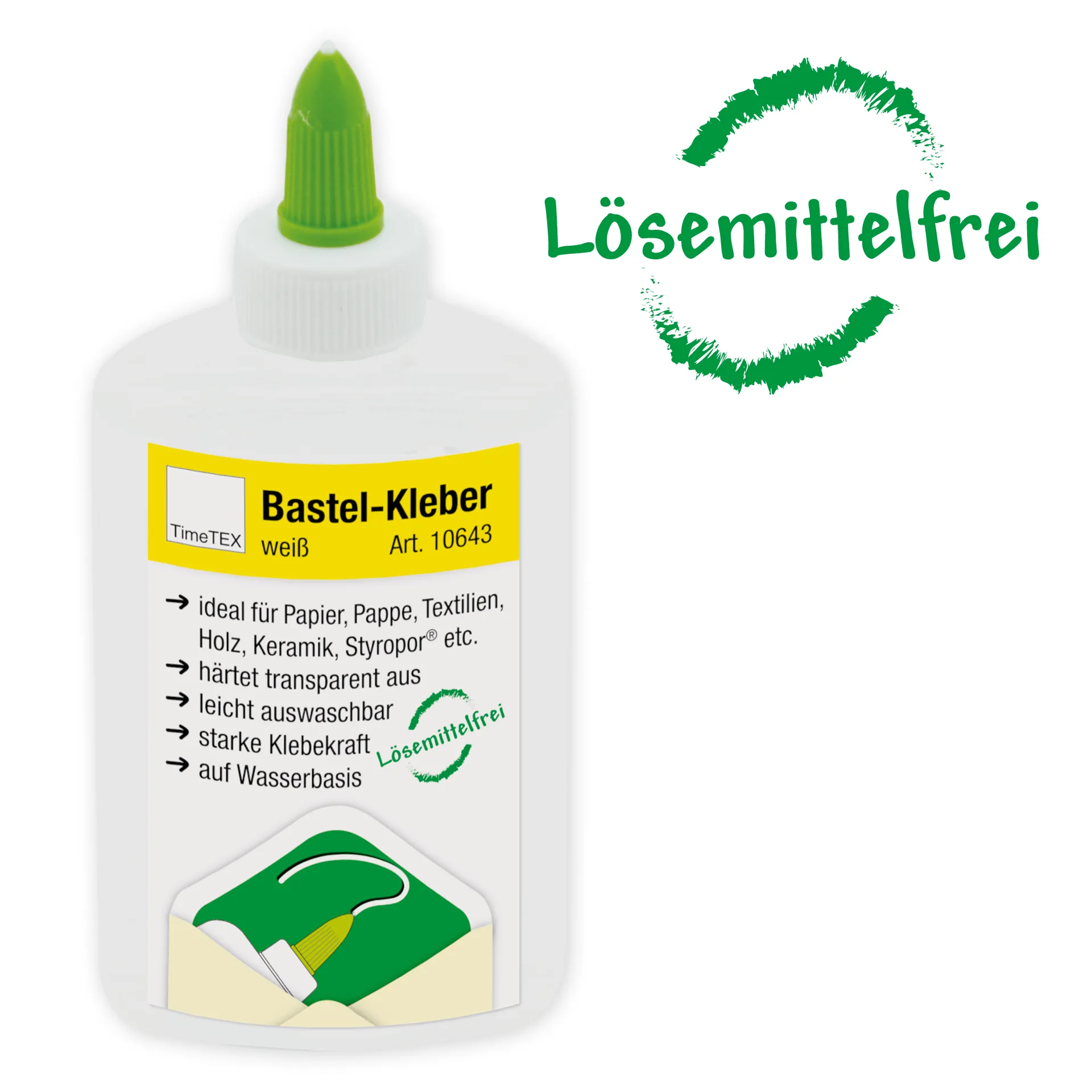 Bastel-Kleber weiß, Inhalt 125 g
