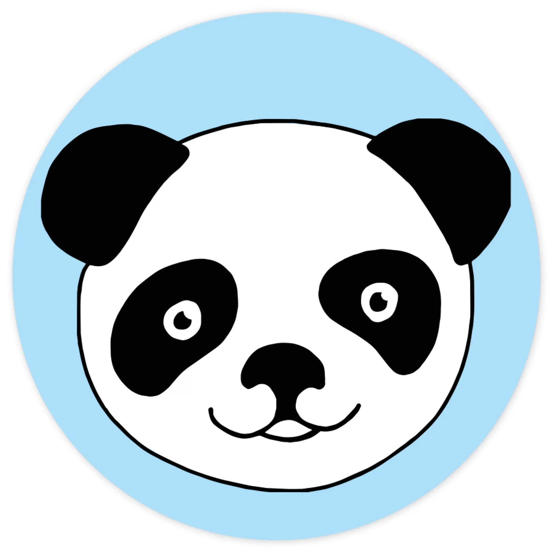 Belobigungs-Aufkleber "Panda" in Spender-Box, 500 Stück