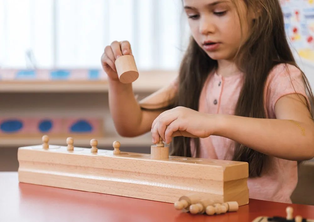 TimeTEX Block mit Zylindern 2 "Montessori Premium"