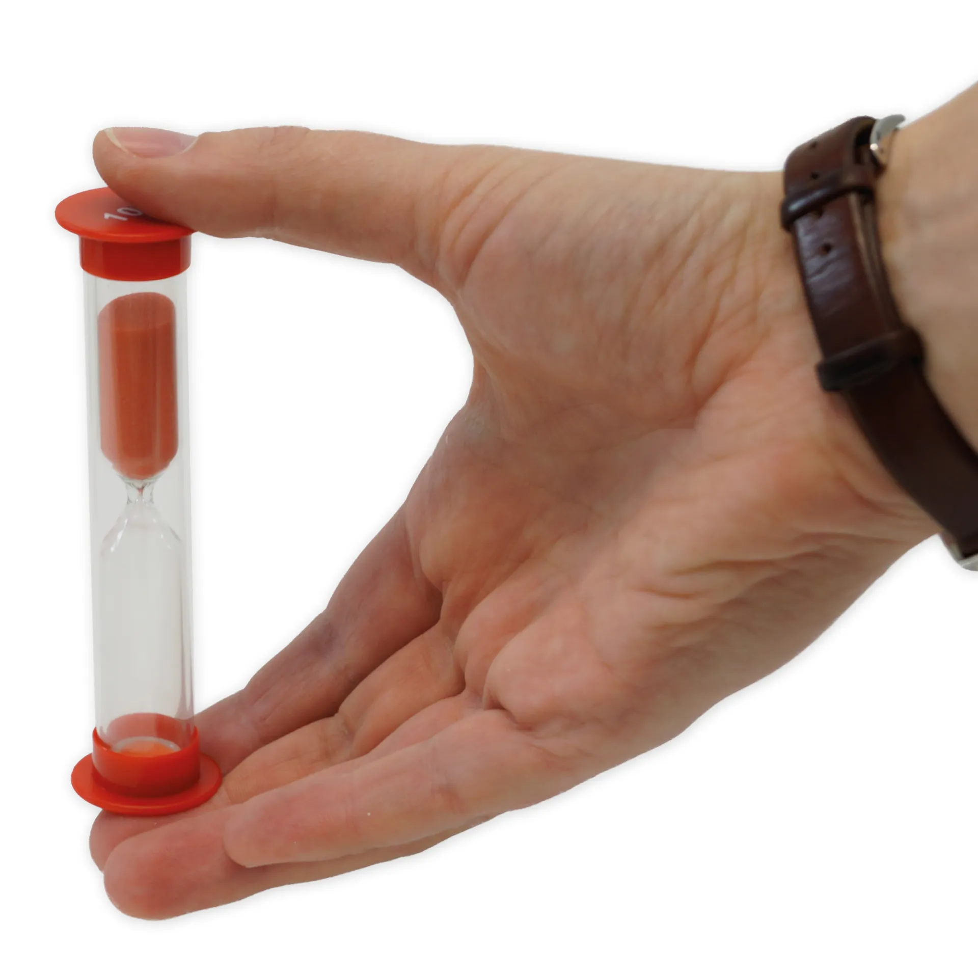 Sanduhren-Set 5 tlg., 10 cm hoch, 2,5 cm ø