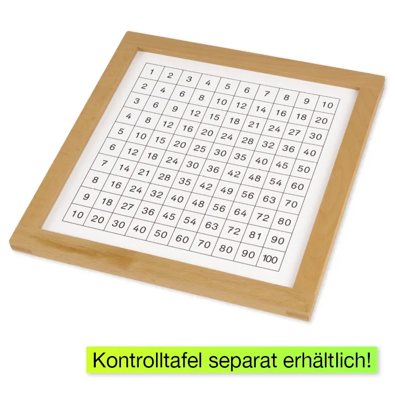 TimeTEX Pythagorasbrett "Montessori Premium"