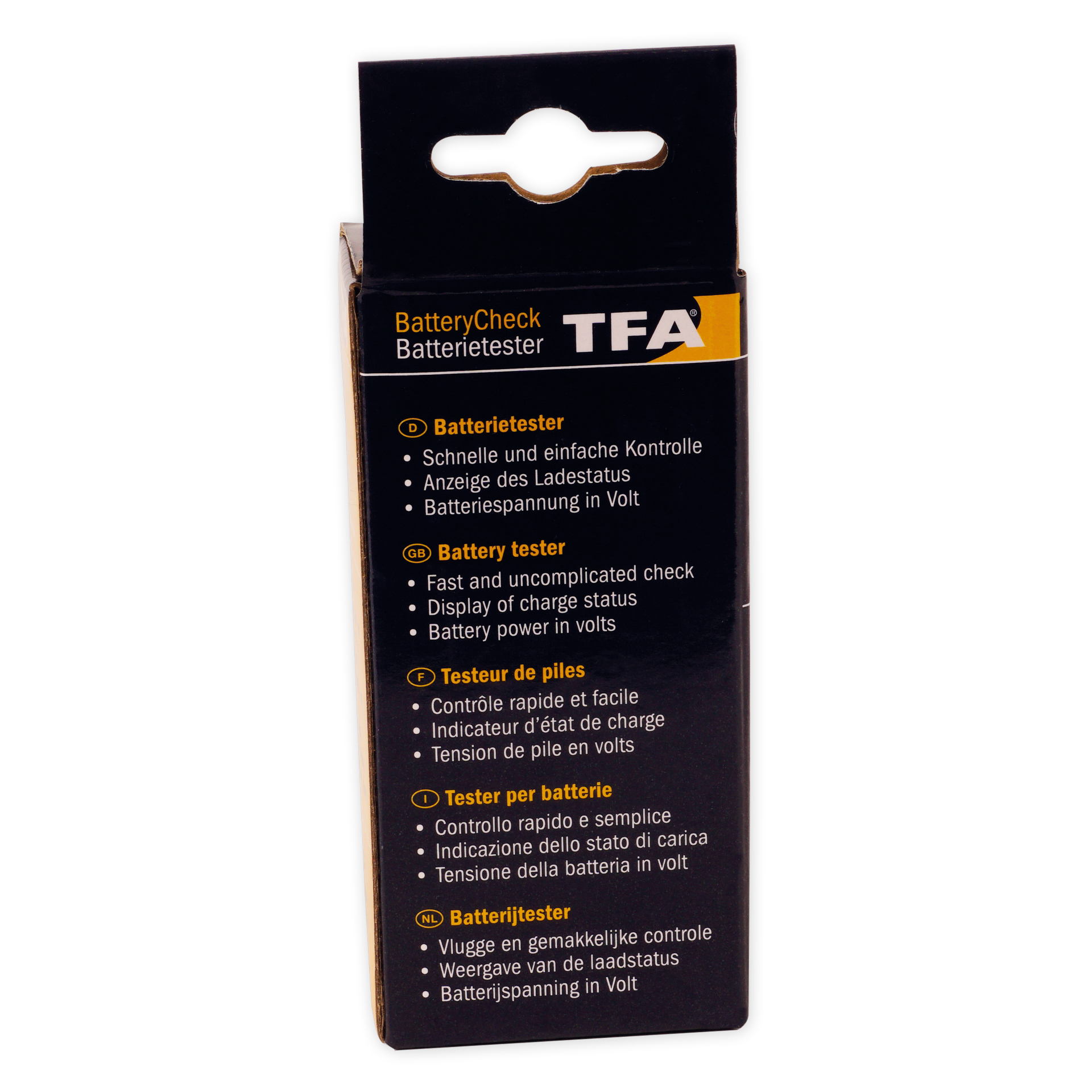 Batterie-Tester, 8,9x2,5x2,7 cm