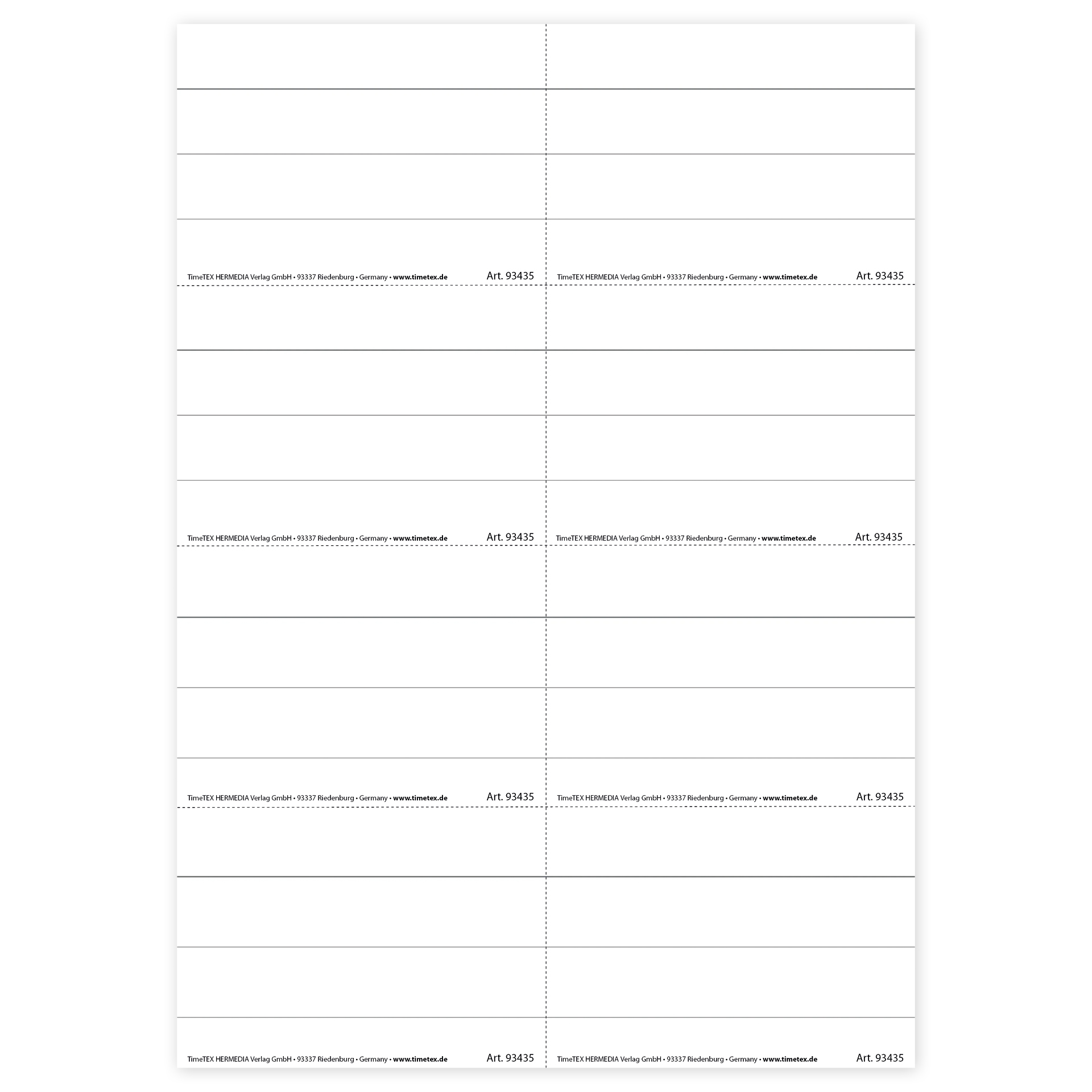 Set Beschriftungs-Tasche A7, selbstklebend, 12-tlg.