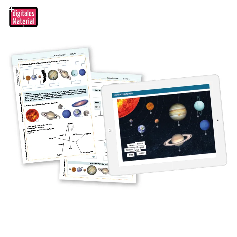 Hagemann Planeten und Sonnensystem magnetisch, 73-tlg.