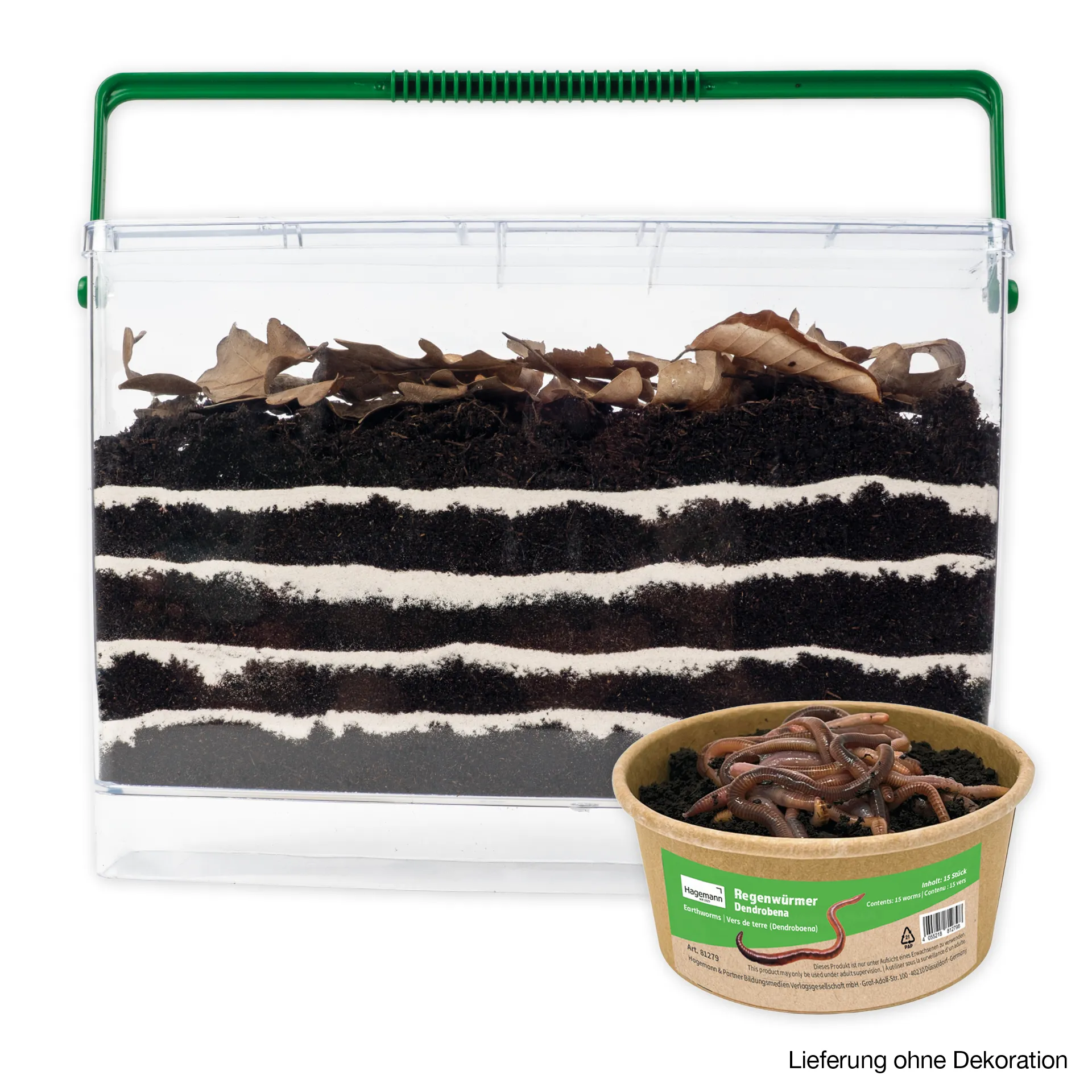 Hagemann Zuchtset Regenwürmer