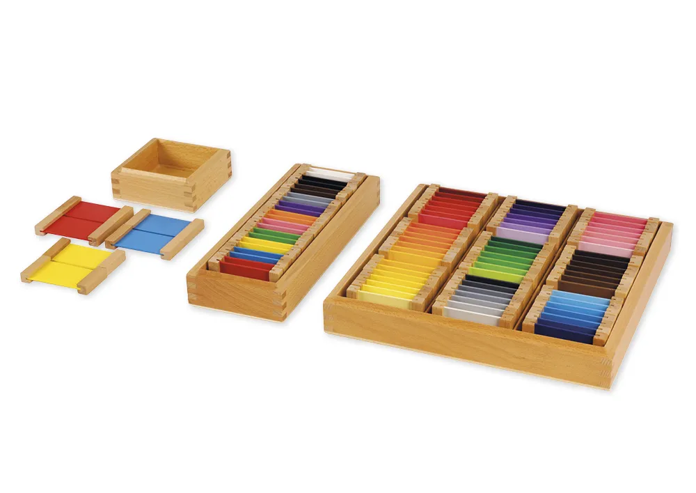 TimeTEX Farbtäfelchen, Satz 1, 3 Paare "Montessori Premium"