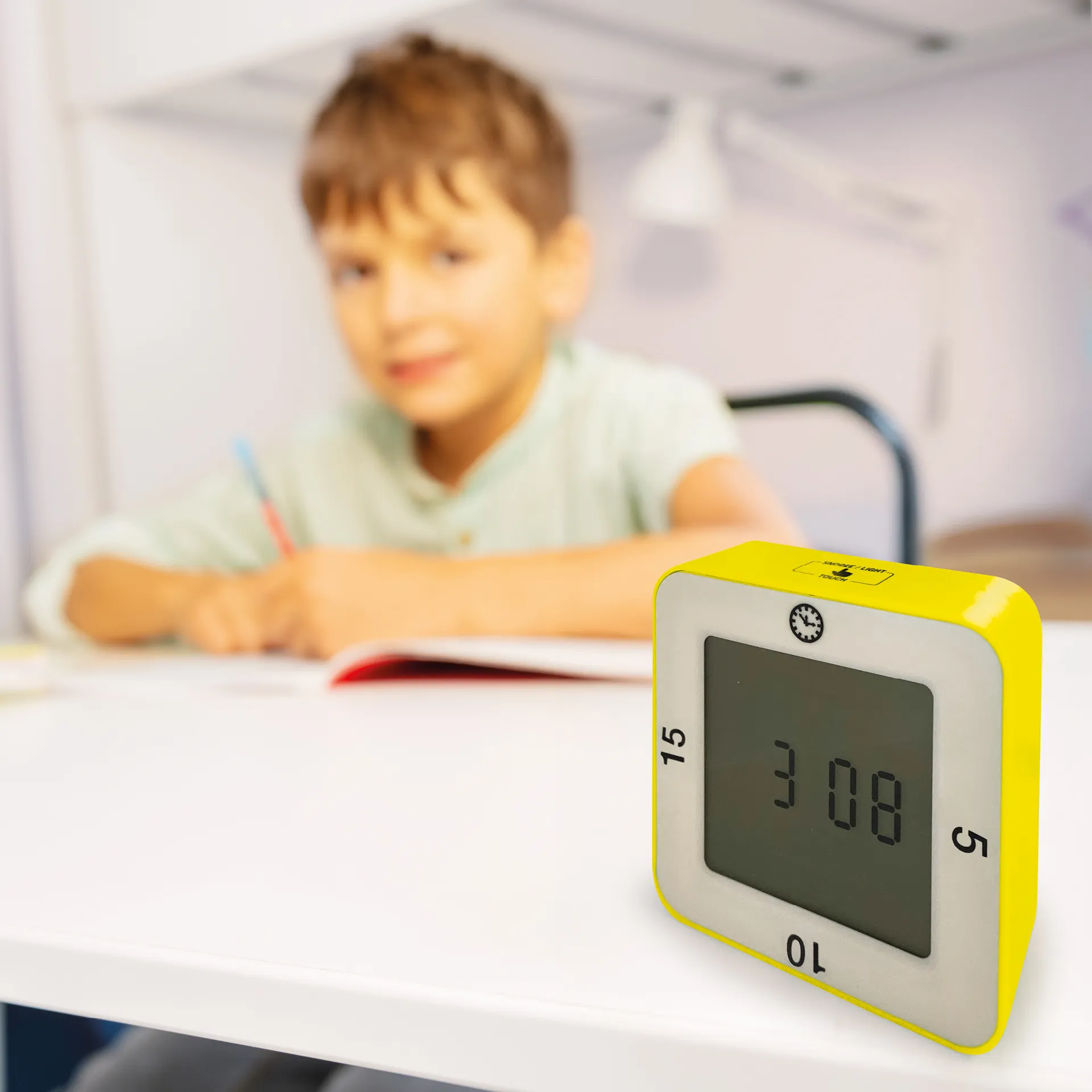 Zeitdauer-Uhr „Digital + Dreh“, 3 Fix-Zeiten + Digital-Uhr