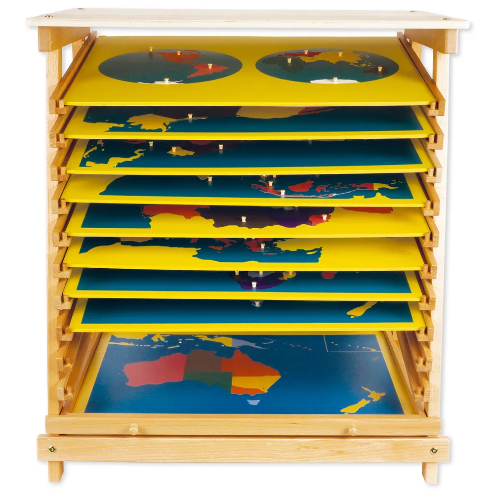 TimeTEX Ständer für 10 Puzzlekarten "Montessori Premium"