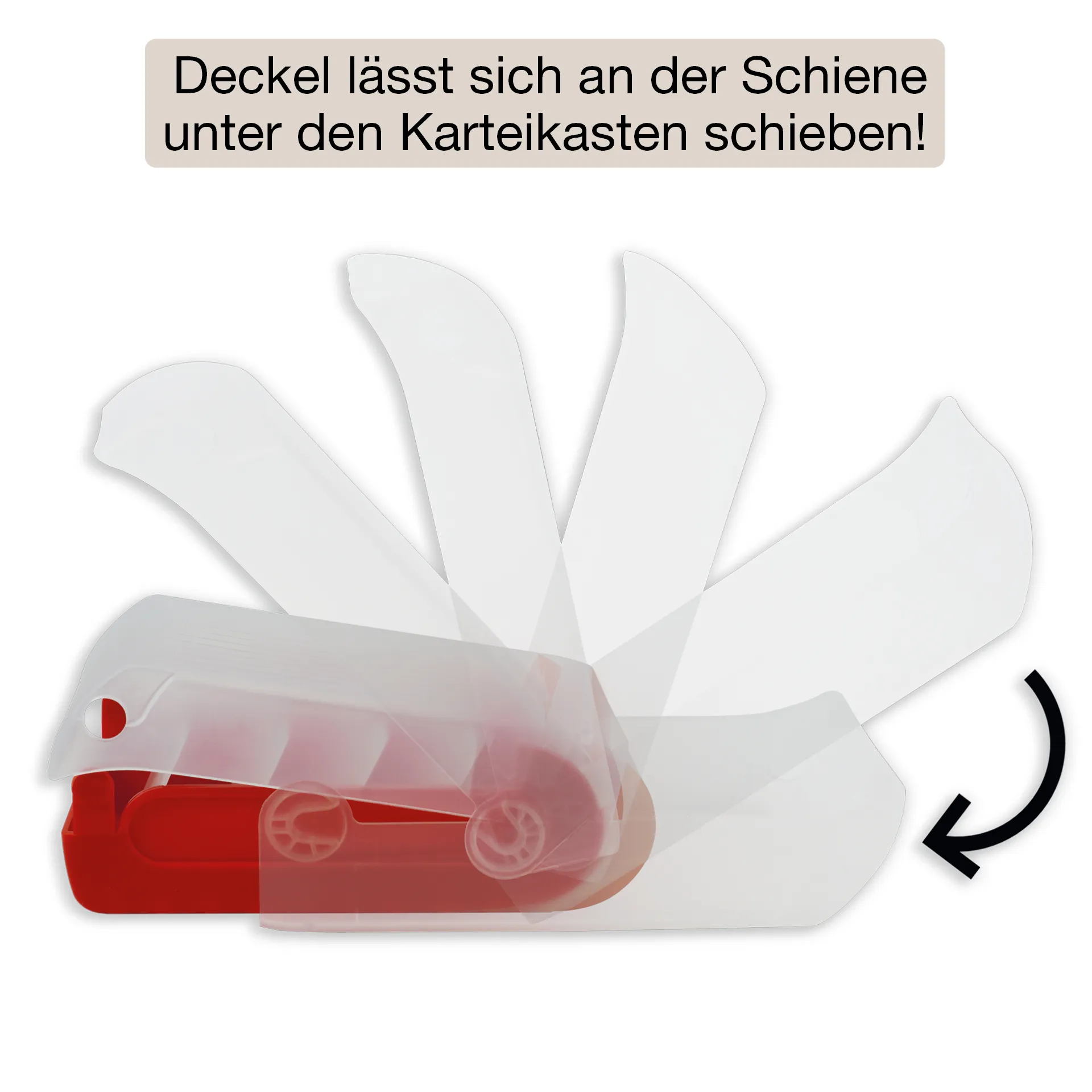 Karteikasten für A8 Kunststoff