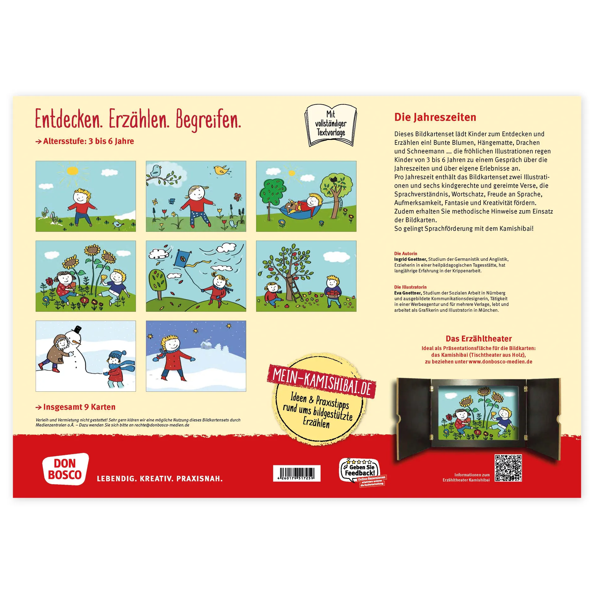 Bildergeschichten-Karten "Die Jahreszeiten", 9-tlg.
