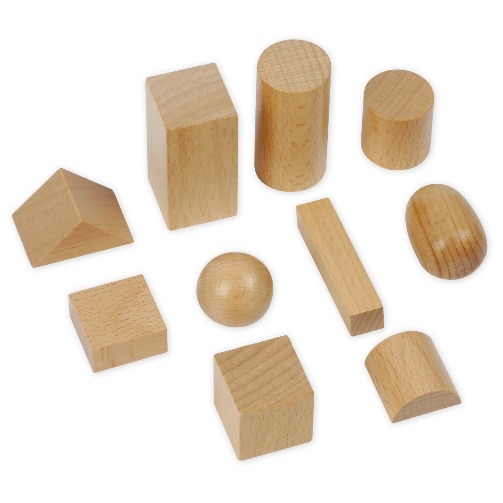 TimeTEX Geheimnisvoller Beutel mit geometrischen Formen, 22-tlg. "Montessori-Premium"