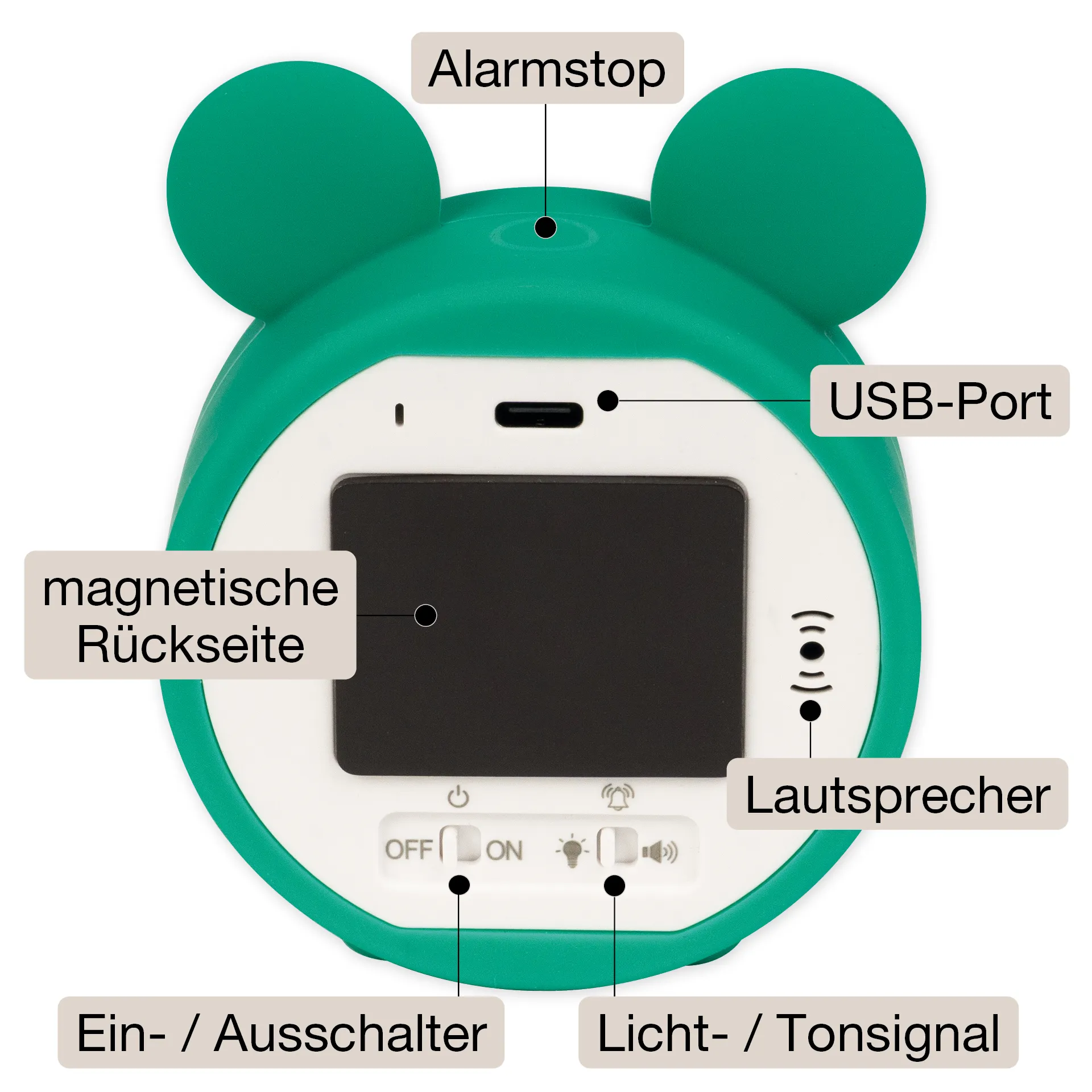 TimeTEX Zeitdauer-Uhr "lautlos" Maus
