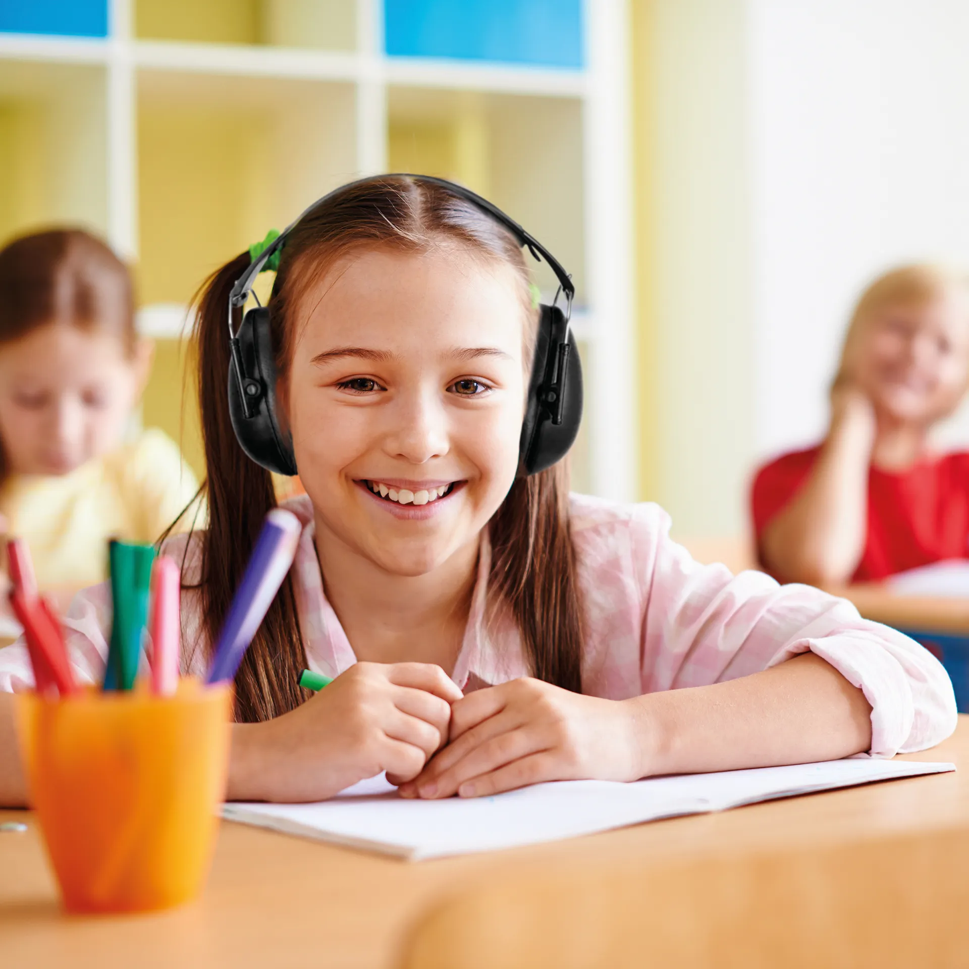 Gehör-Schutz für Kinder "Auris Plus" schwarz, 24,3 dB