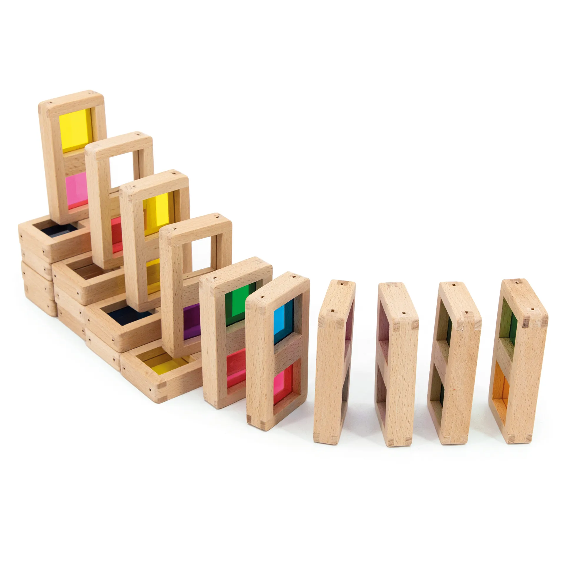 Farb-Domino "Regenbogen", 29-tlg.