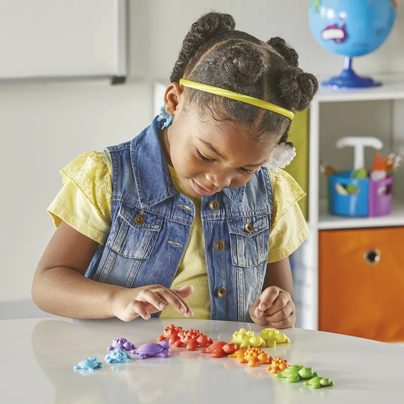 Sortier-Spiel "Sensorische Schildkröten", 46-tlg.