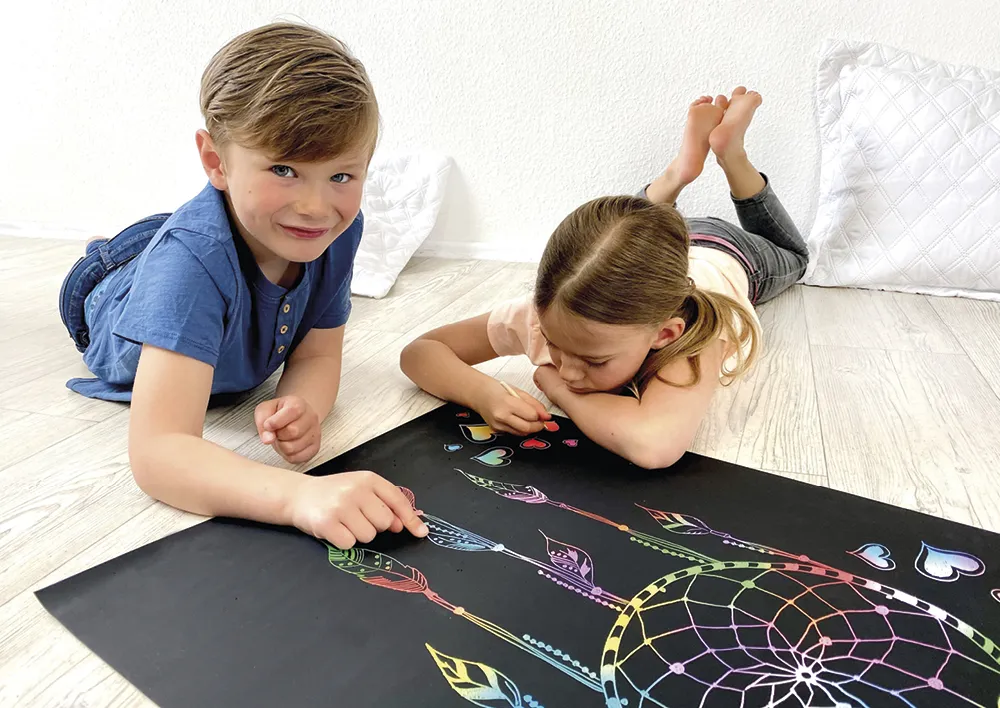 Kratzposter XL, 8 Stück