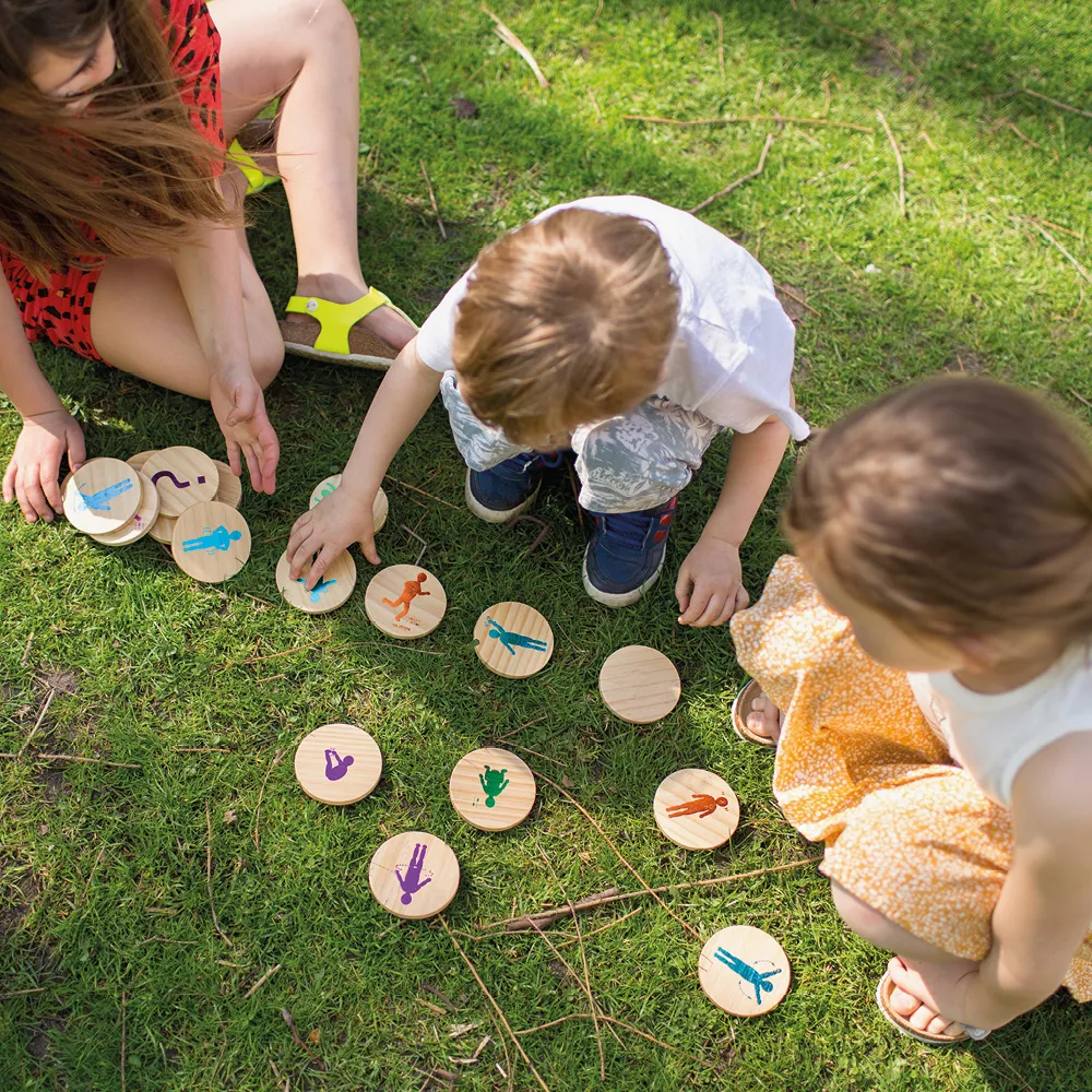 Bewegungsspiel "Moves!", 19-tlg.