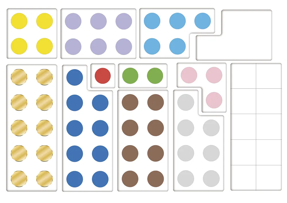 Set Rechen-Chips "Zahlenraum bis 100 & Kleines 1x1", 110-tlg.