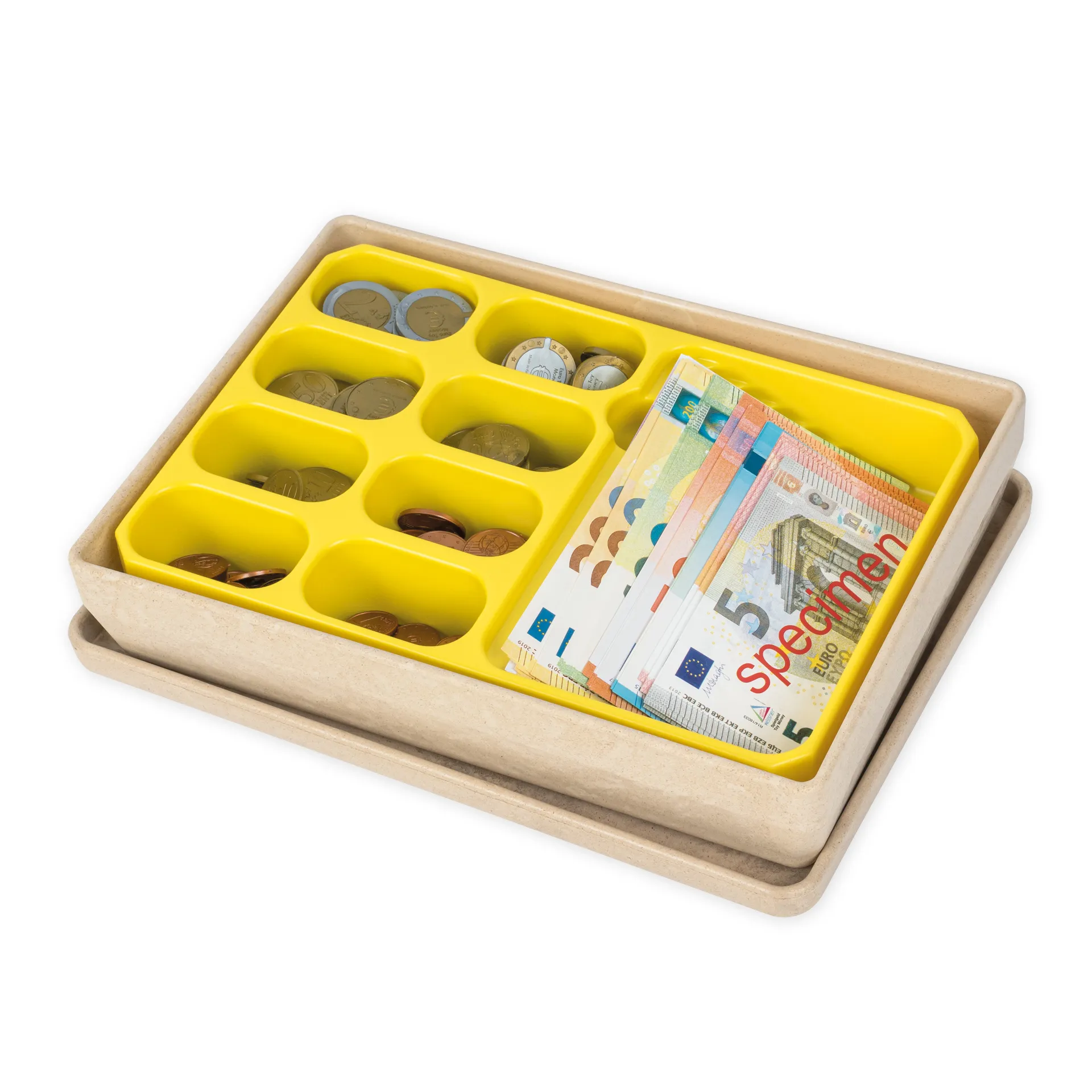 Set Euro-Rechengeld in Stapel-Box, 290-tlg.