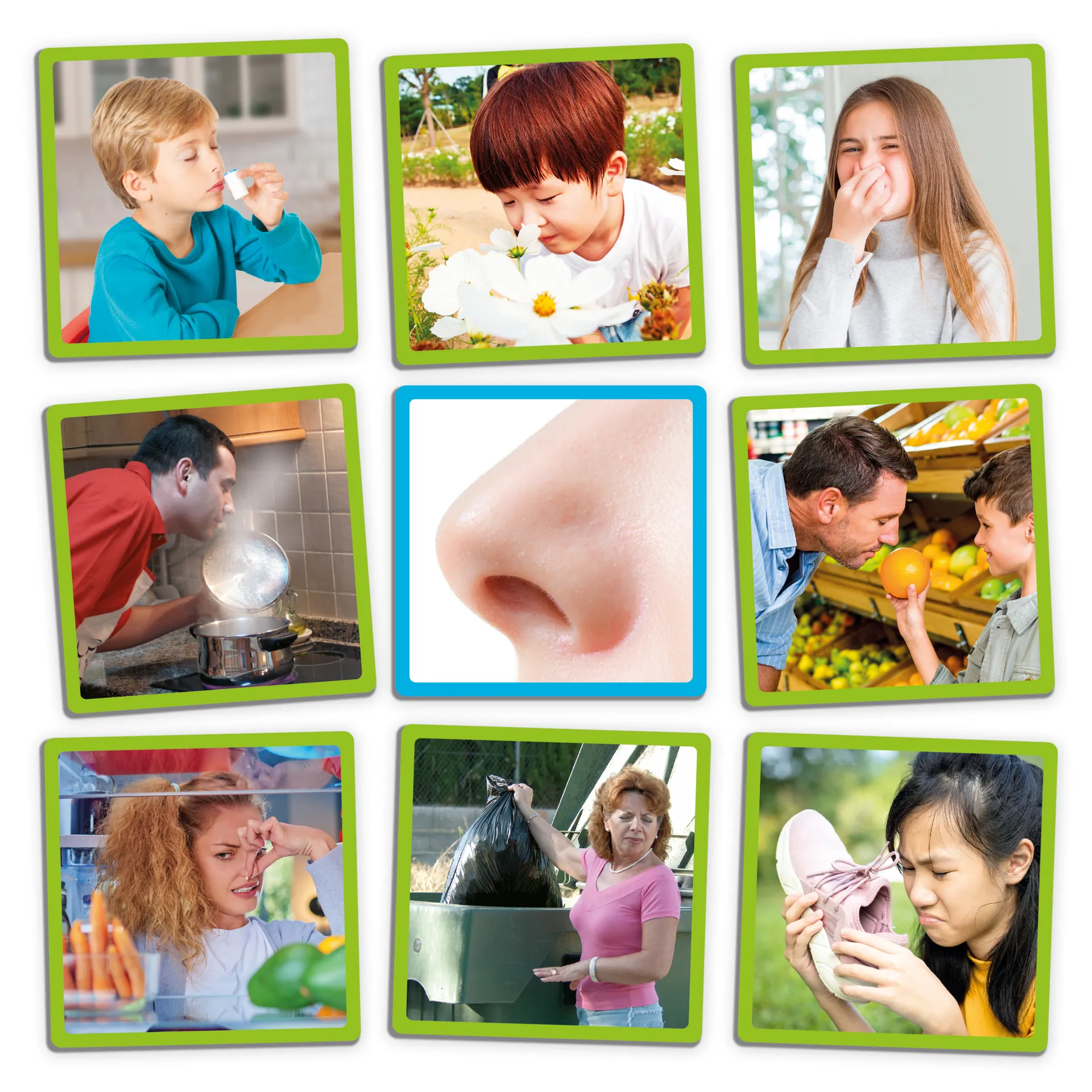 Zuordnungs-Spiel "Die 5 Sinne", 51-tlg.