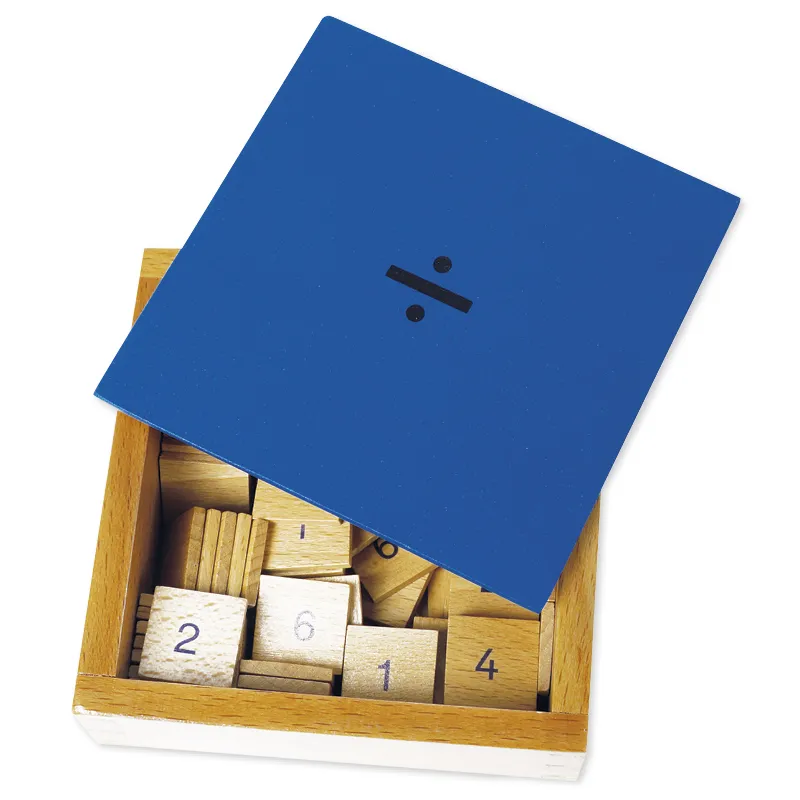 TimeTEX Divisionstabellen im Holzrahmen "Montessori Premium"